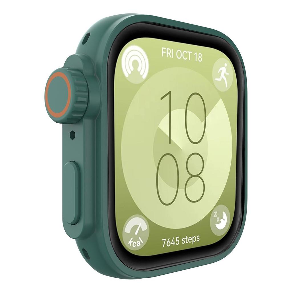 Change To Ultra Case for Huawei Watch Fit 3 Screen Protector Tempered Glass Cases Cover for Huawei Watch Fit3 Upgrade To Ultra 2