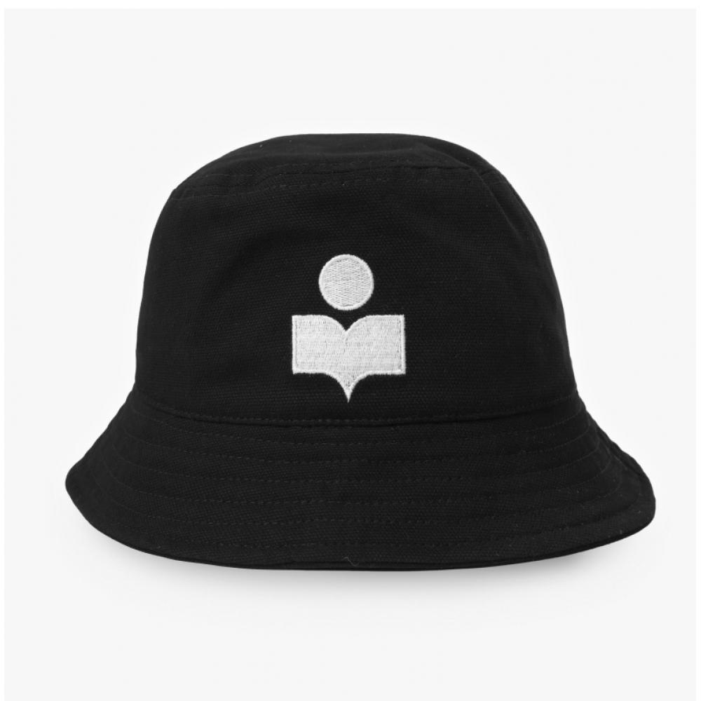 Isabelle Marant Cu001xha A3c01j Bkec Haley Halley Logo Embroidery Bucket Hat