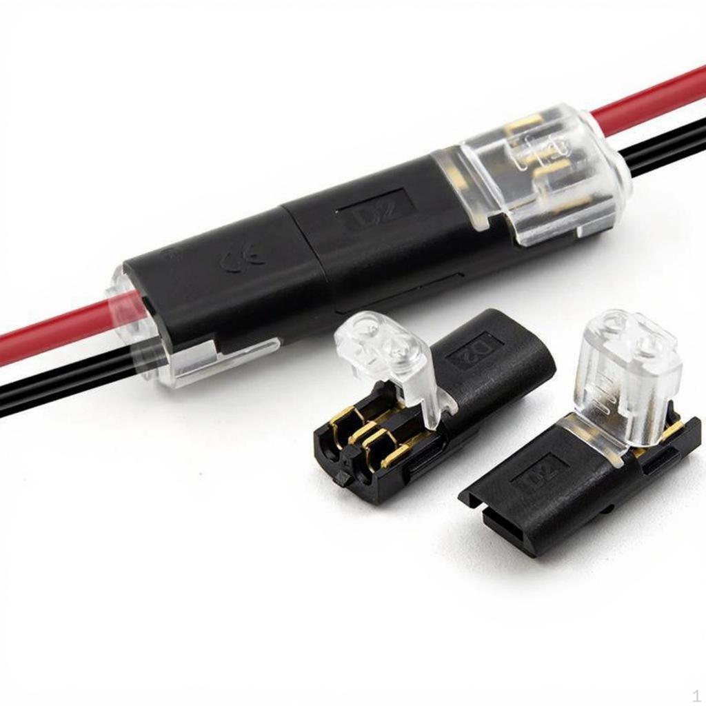 Quick Terminal Connector, NonStripping, LightEmitting Diode Wire Double