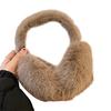Soft Plush Ear Warmer Winter Warm Earmuffs for Womens Men Fashion Solid Earflap