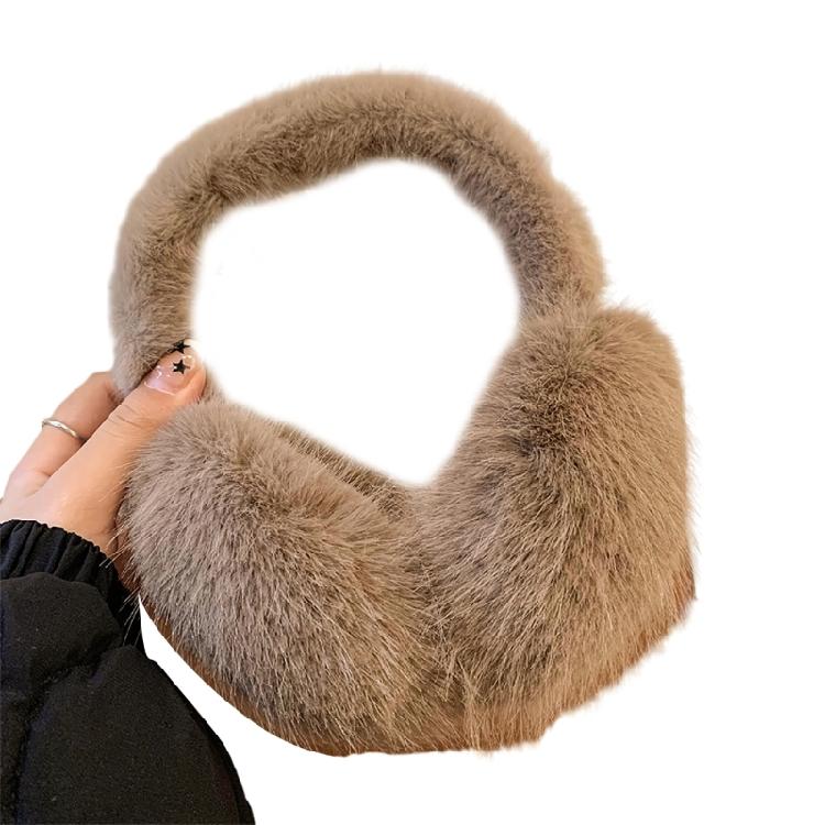 Soft Plush Ear Warmer Winter Warm Earmuffs for Womens Men Fashion Solid Earflap