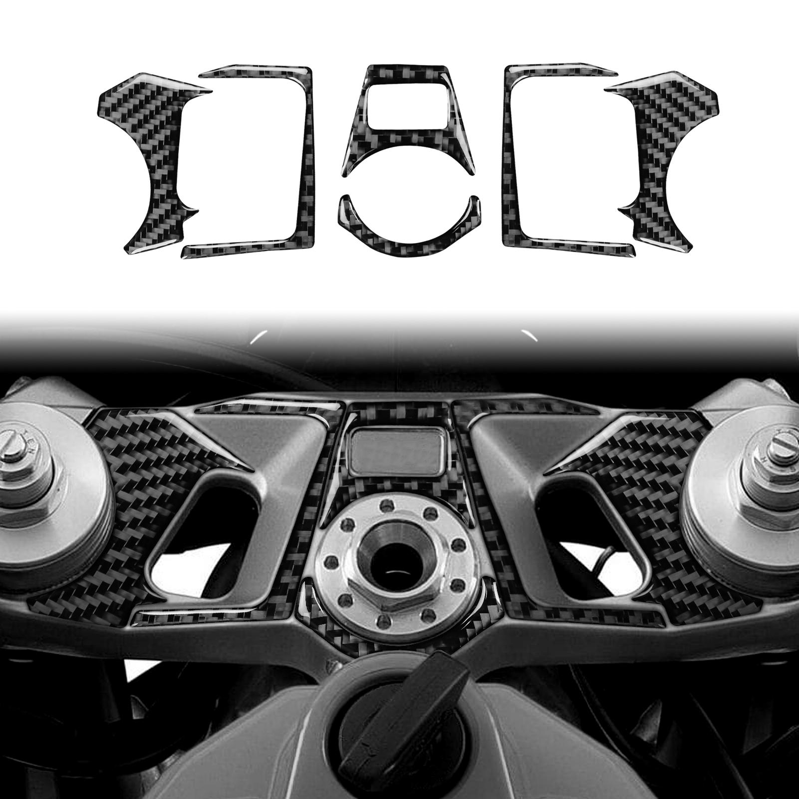 

Real Soft Carbon Fiber Stickers Motorcycle Top Triple Clamp Yoke Sticker Pad Decoration For Aprilia RS660 2025 2025 2025 2025 чёрный