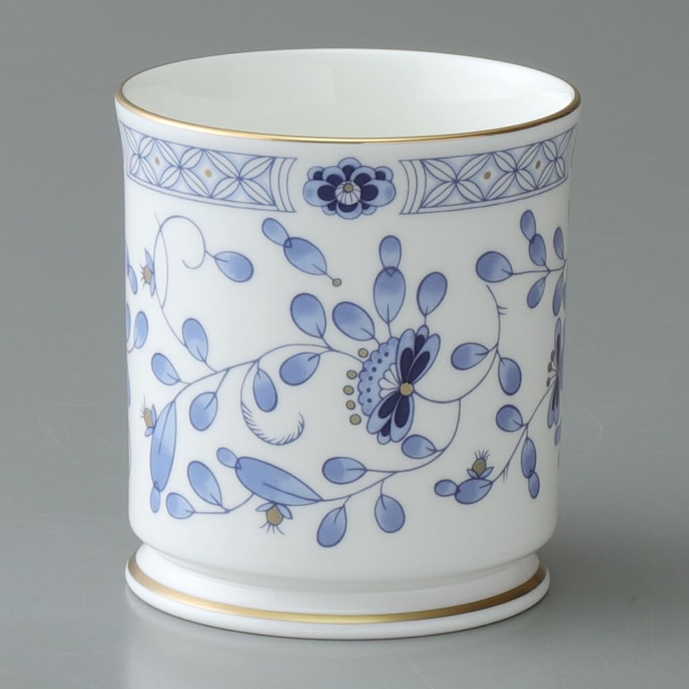 NARUMI Milano Mug, 330cc, Blue, Plum Blossom Design, Chintz Style, Gift Boxed, Made in Japan, 9682-2530