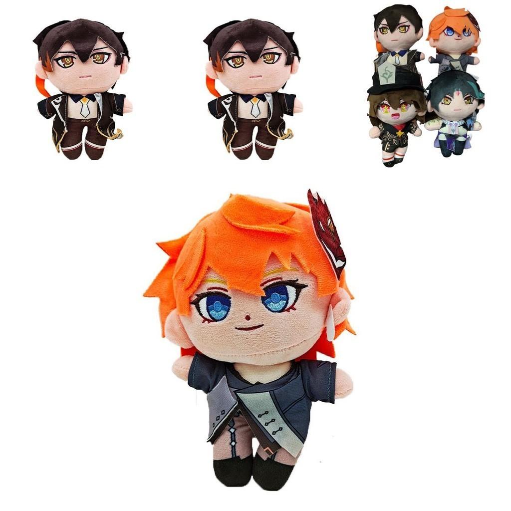 Genshin Impact Plush Toy Collection Scaramouche Gorou Zhongli Hu Tao More!