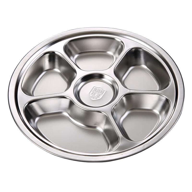 Wei Yi 304 Stainless Steel Divided Meal Plate