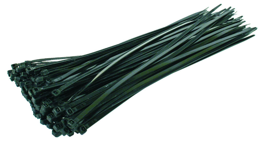 Plastic Tie Bands Pa6.6 100Pcs Black 100*2.5 - E-600-0002