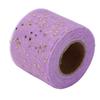 2pcs 25 Yards Each Glitter Tulle Rolls Shiny Appearance Netting Fabric Rolls  For DIY Crafts