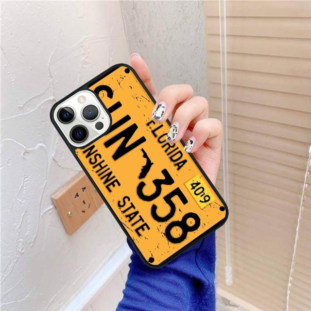 USA LICENSE NUMBER PLATES phone Case Cover For iPhone 17 Air 16 15 14 Plus apple 16 11 12 13 Pro Max coque