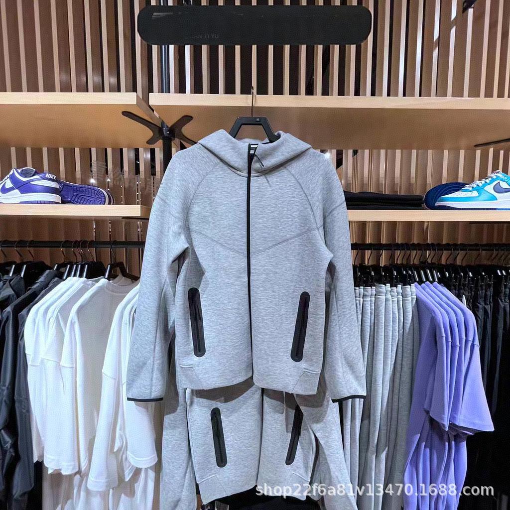 Herren Winddichte Strick Kapuzenjacke für Frühling/Herbst Sport Lässig Training FB7922