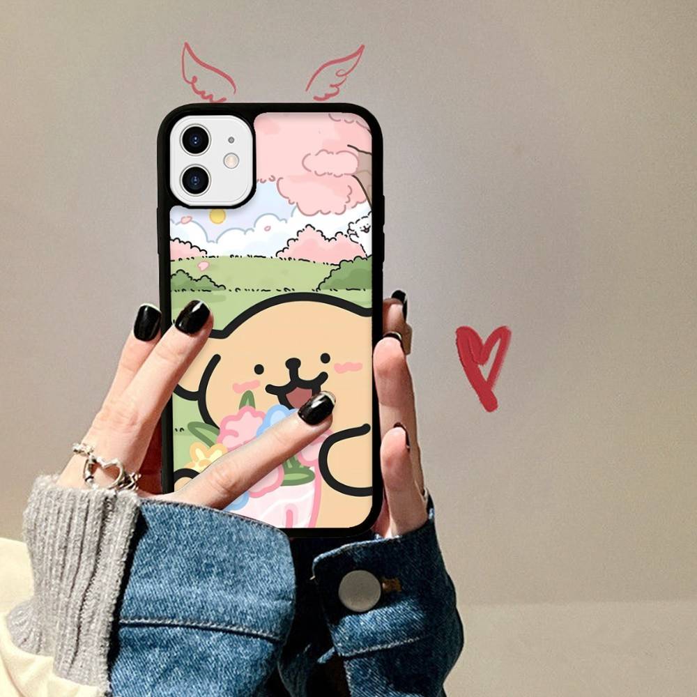 

Maltese Cute Line Puppy Dog For IPhone 11 12 13 14 15 16 17 Pro Max Plus TPU+PC Shockproof Back Phone Cases iPhone 16