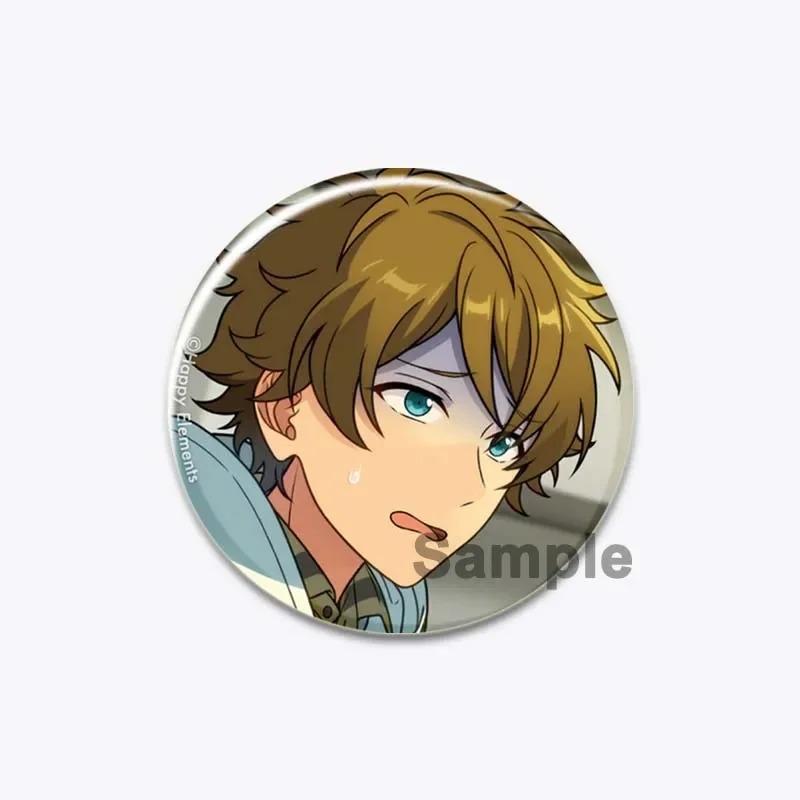 

32/44/58 мм, круглая брошь в виде ансамбля звезд идола, значок для косплея с героями мультфильмов, значки на лацкане, булавки для рюкзака, подарки, Исара Мао Сакума Рей Цукинага 32mm