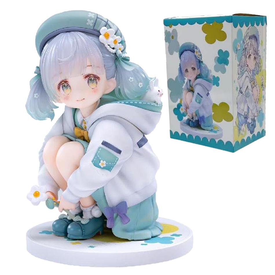 Frieren Beyond Journey'S End Frieren Treasure Box Sitting Posture Figures Collection Figures Model Toys Monster Anime Figure Toy