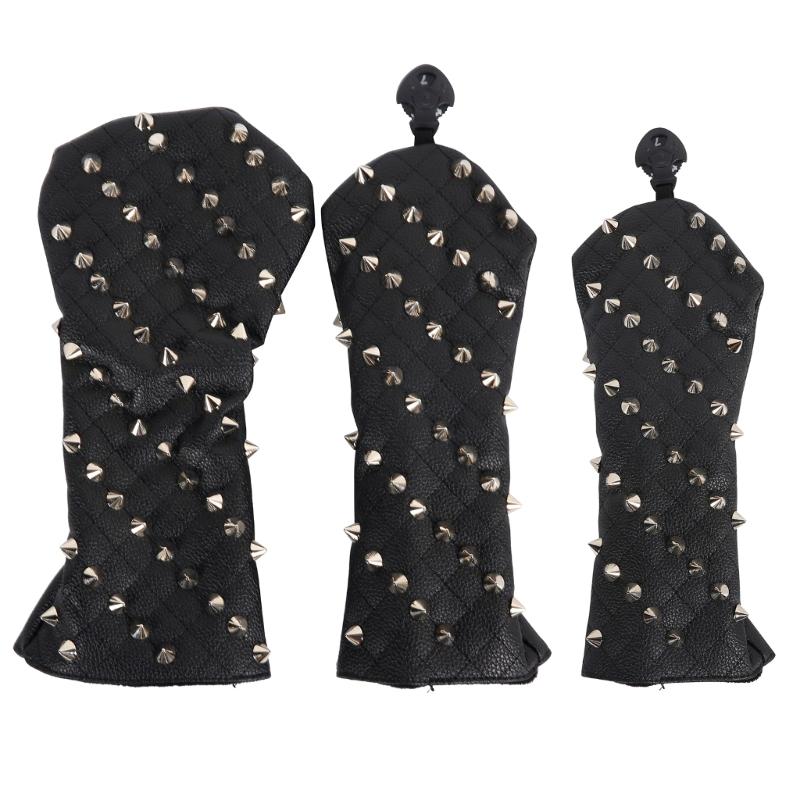 

Golfs Club Cover Golfs Iron Headcover Golfs Club Head Cover Golfs Gifts for Men Women Golfs Driver Golfs Putter Cover чорний