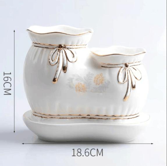 Ceramic Seasoning Jar Set with Tray