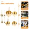 1Set Food Grade Stainless Steel Measuring Cups and Spoons Set Baking Measuring Tools Ergonomic Grip Rustproof Reusable Scoop Set