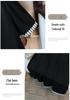 Plus Size Slimming Mid-Length Loose Dress for Women - Round Neck, Sizes 200/300/350 Jin, Style 7117
