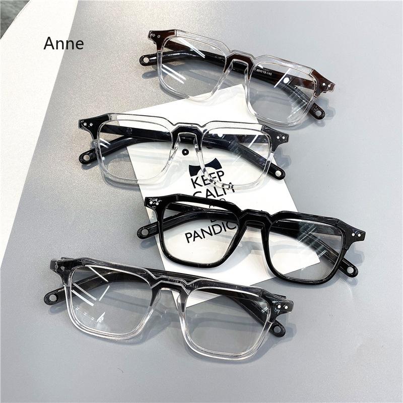 Korean Retro Glasses Frame Women Lovely Ins No Makeup Plain Glasses Men Eyewear Cute Decorative Computer Myopia Glasses