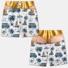 Men's Hawaiian Beach Shorts Quick Dry Swim Trunks
