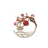 Bo Xin Yun Plum Blossom Brooch: Exquisite Retro Corsage Pin for Cheongsam & Suits