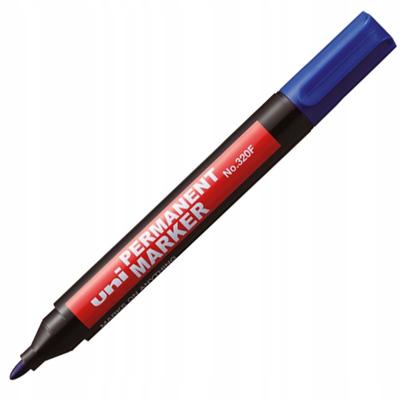 Permanent Marker Round Tip Blue Uni-320F