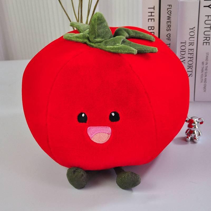 

Очаровательная плюшевая кукла-помидор Мягкая игрушка-набивка Идеальный подарок на день рождения для девушки 15cm/5.91in