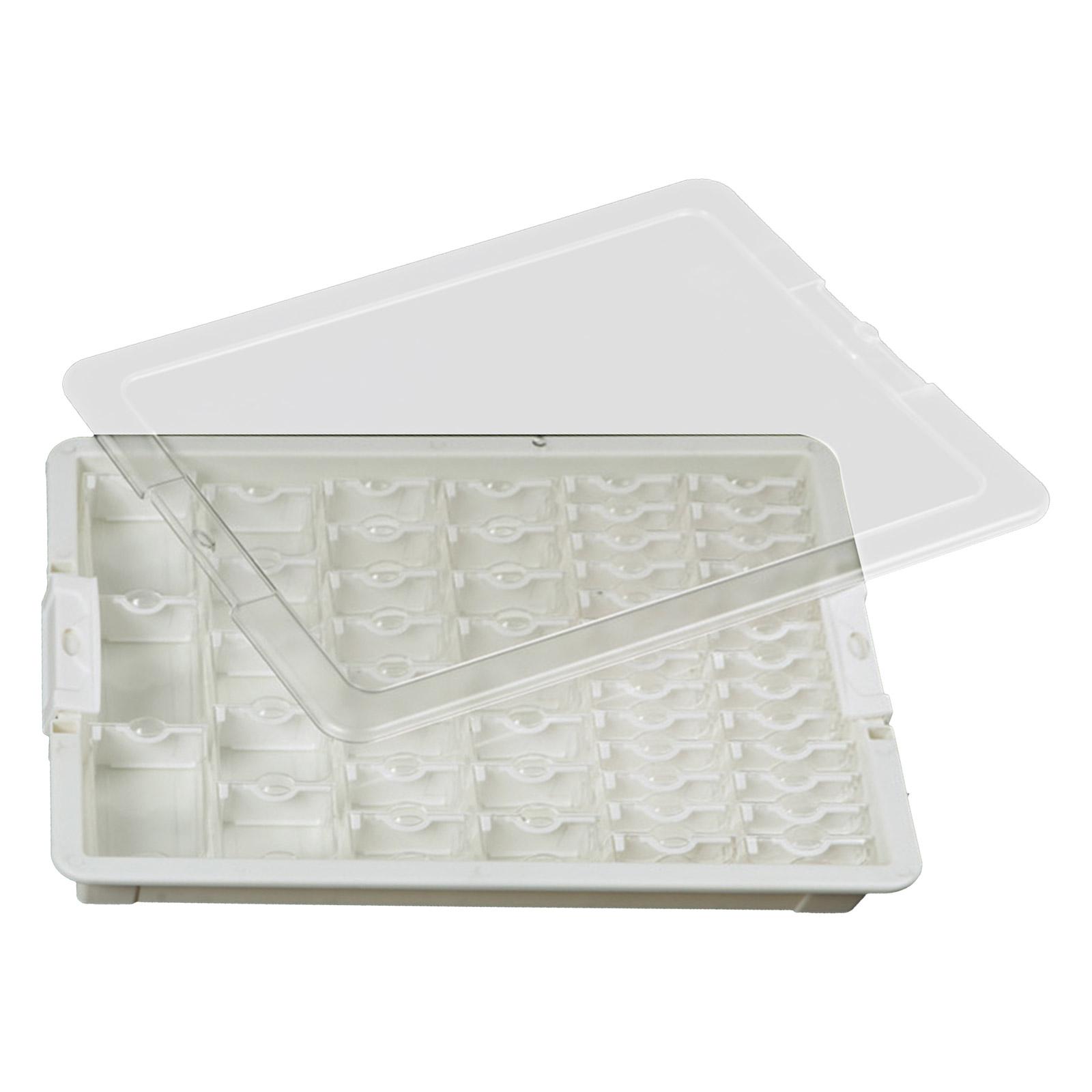 Прозрачный контейнер для хранения бусин, многосекционный органайзер для ювелирных изделий, лоток для сортировки бусин и мелких аксессуаров A