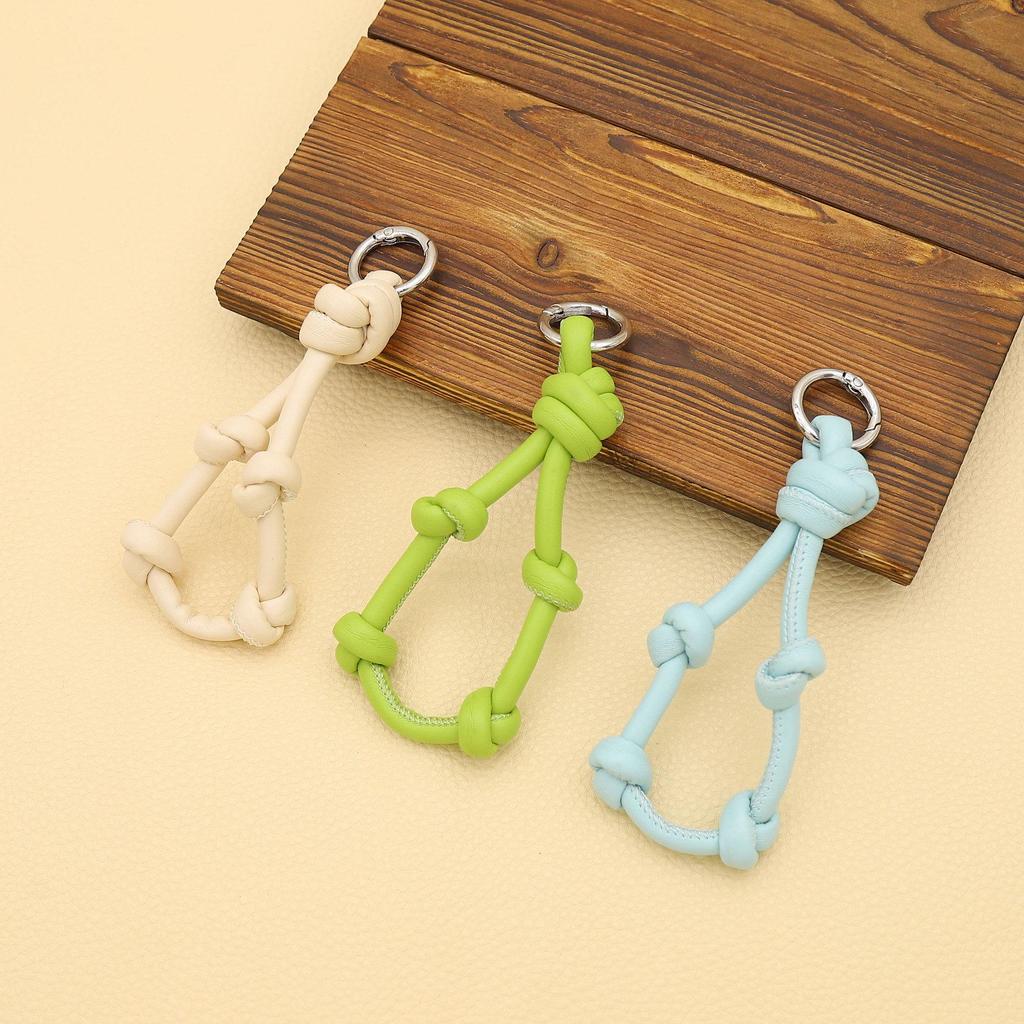 Premium Leder Gewebter Schlüsselanhänger Lanyard - Anti-Verlust Handy & Tasche Anhänger Zubehör