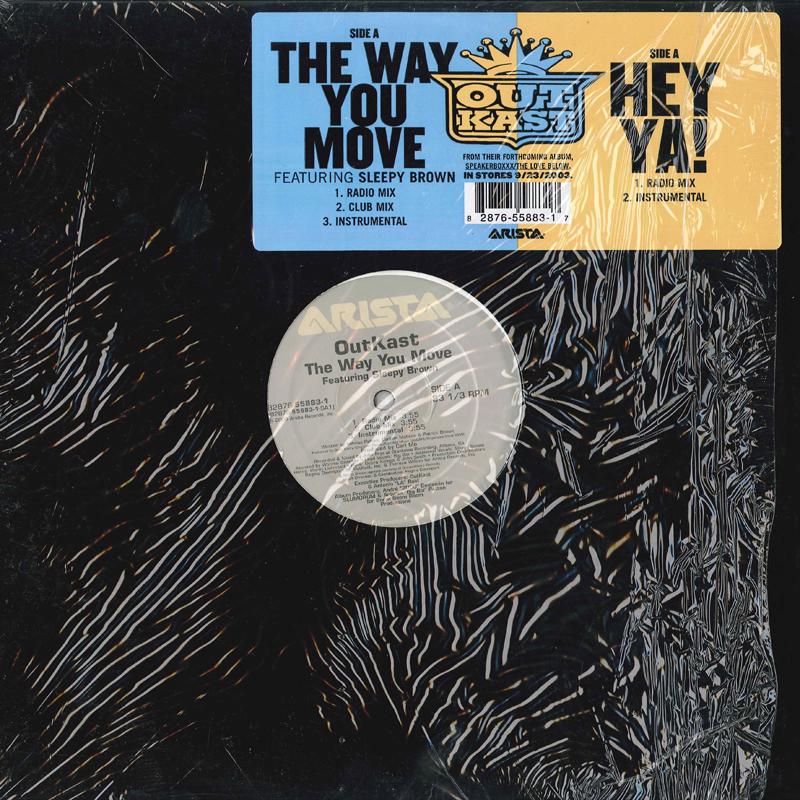 

12inch Record OUT KAST - Way You Move / Hey Ya! 82876558831 ARISTA 2003 US Rap & Hip-Hop/R&B Used