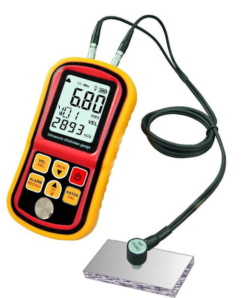 AUT720 Portable Ultrasonic Fiberglass Thickness Gauge Metal Material Plastic Meter for Accurate Measurements