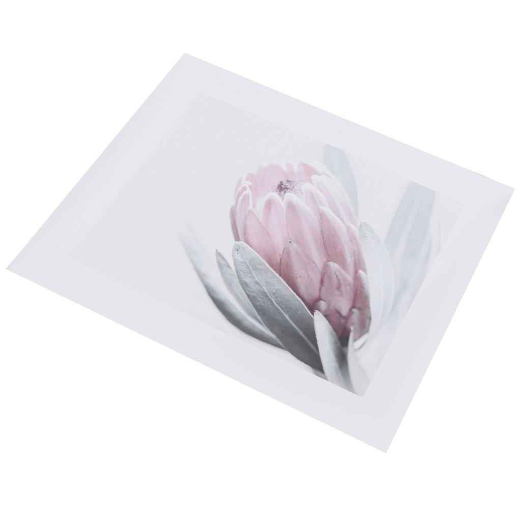 Rahmenloses rosa Blumen Leinwand Wanddekoratives Bild für Schlafzimmer Wohnzimmer Büro Küche