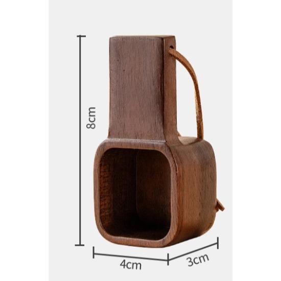 

Кофейная ложка из массива дерева Японский орех с длинной ручкой и короткой ручкой