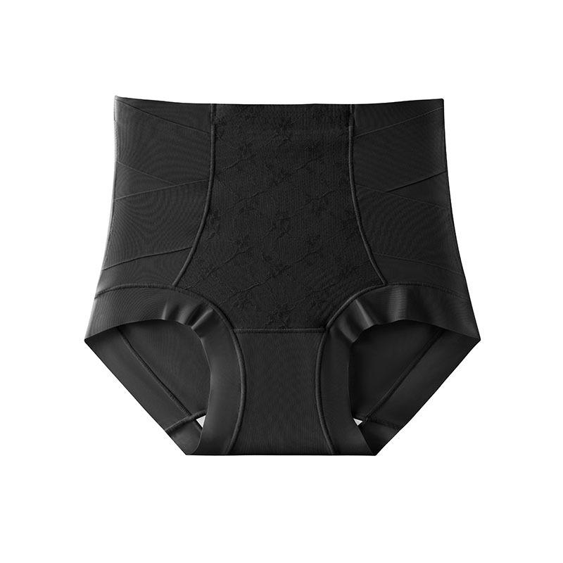 Damen Frühling und Herbst Leichter Luxus Form X Bandage Bauchstraffend Hüften Spurlos Unsichtbar Hohe Taille Dreieck Slip