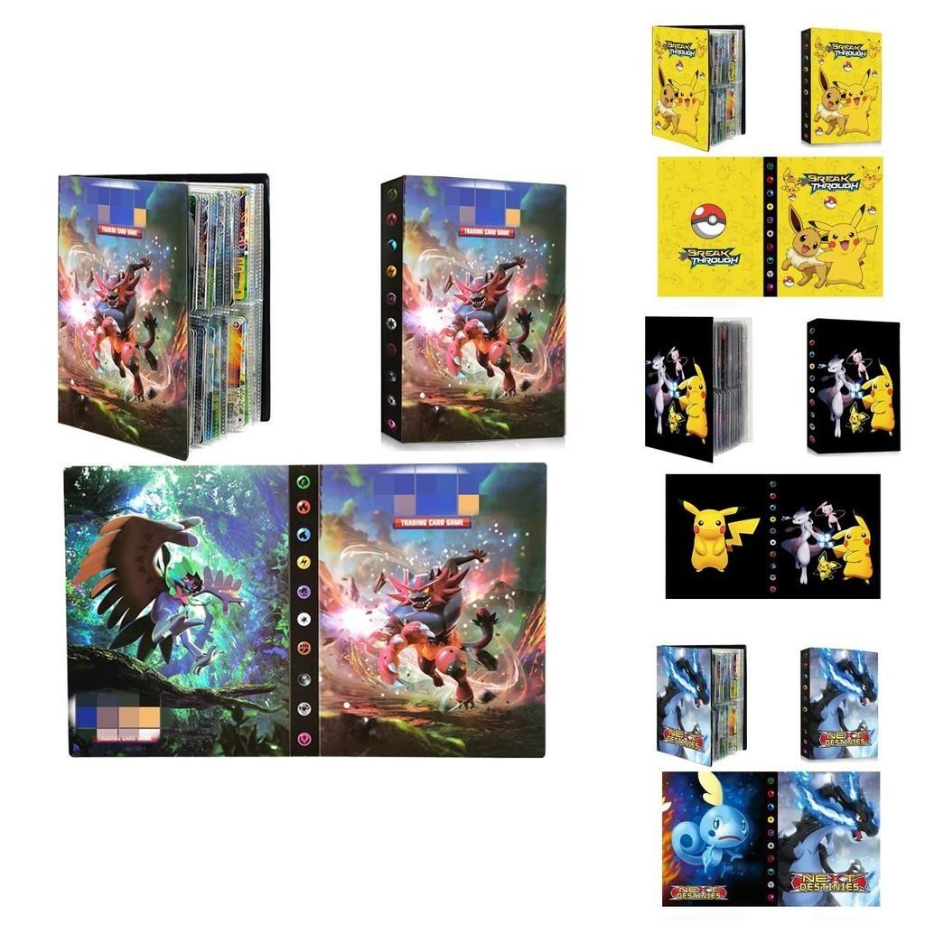 Colorful Waterproof Pokémon Trading Card Album Collection Book Holder With Large Capacity