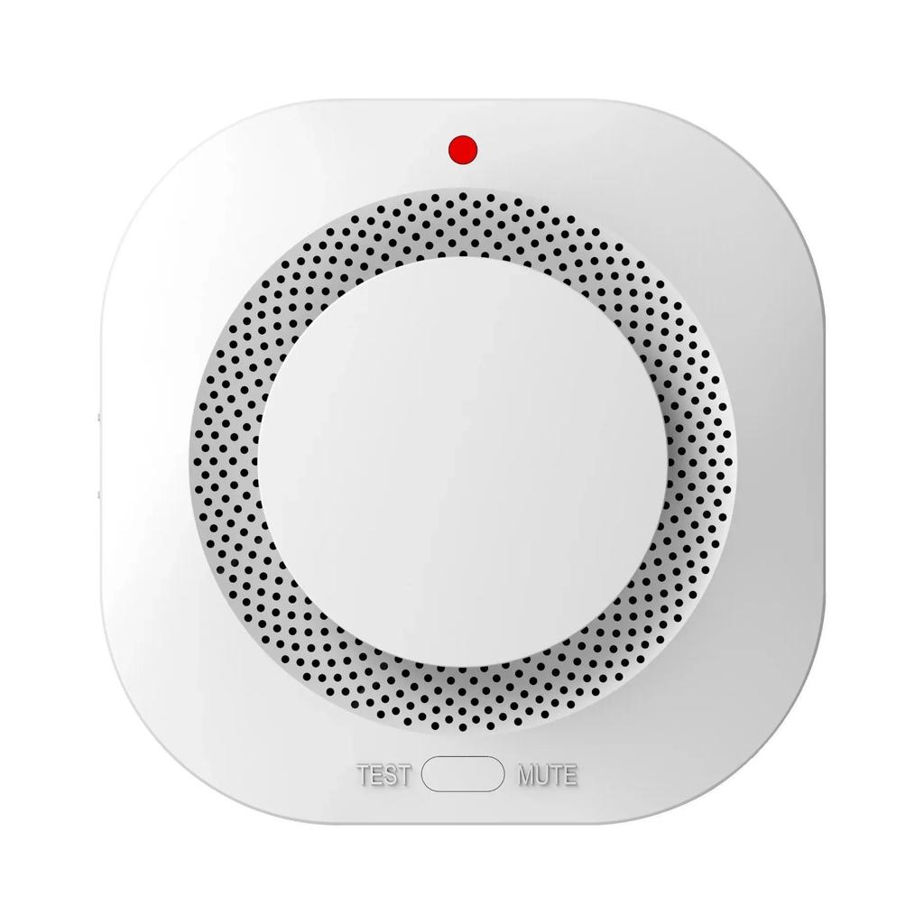 Independent Smoke Detector Sensor Fire Alarm System For Home Office Security Smoke Alarm Fire Protection Battery Powered