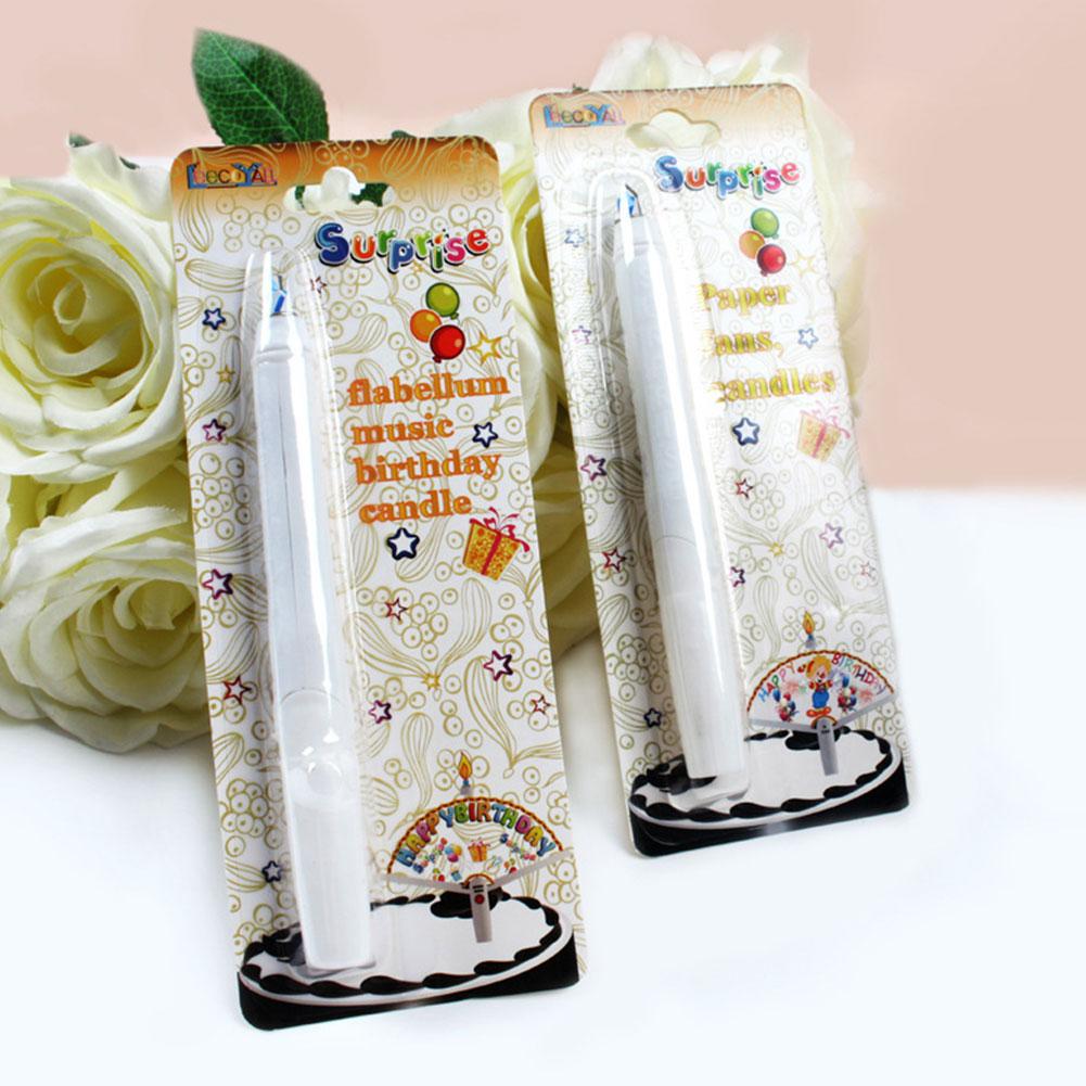1PC Creative Surprise Fan Birthday Candle Birthday Birthday Decoration Decor Party Candle Candle Cake Clown Cake Happy