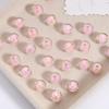 Iridescent Electroplated Acrylic Round Beads - DIY Jewelry Accessories