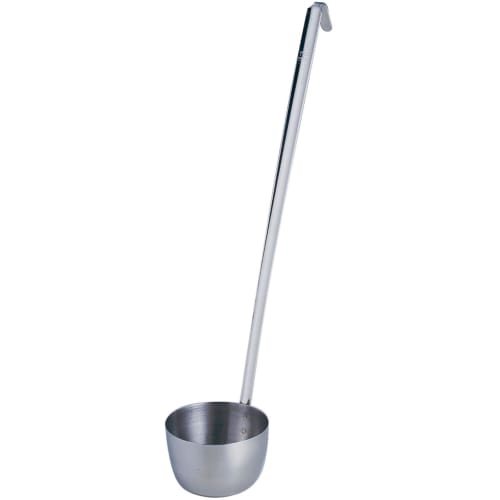 Shimomura Kihan Syrup and Plum Wine Ladle, 60ml [Made In Japan], Dishwasher Safe, Long Handle, Perfect for Scooping from Deep Bottles, Shaved Ice, Fru