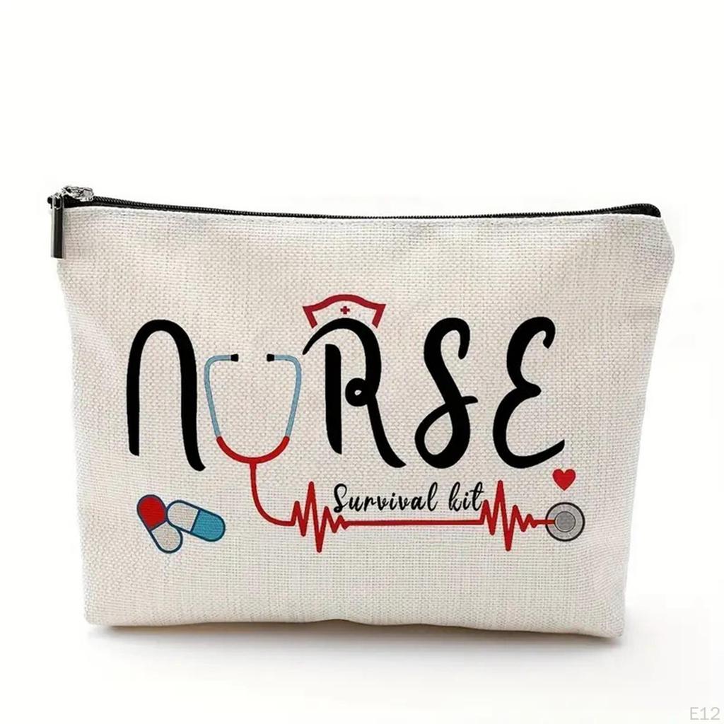 Nurse Makeup Bag Cosmetic Pouch Travel Multipurpose Portable Gift for Party