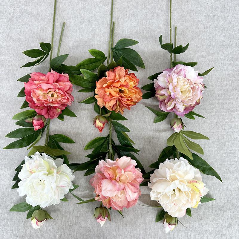 Flower Artificial Peony Wedding Hotel Restaurant Desktop Ornament Decoration