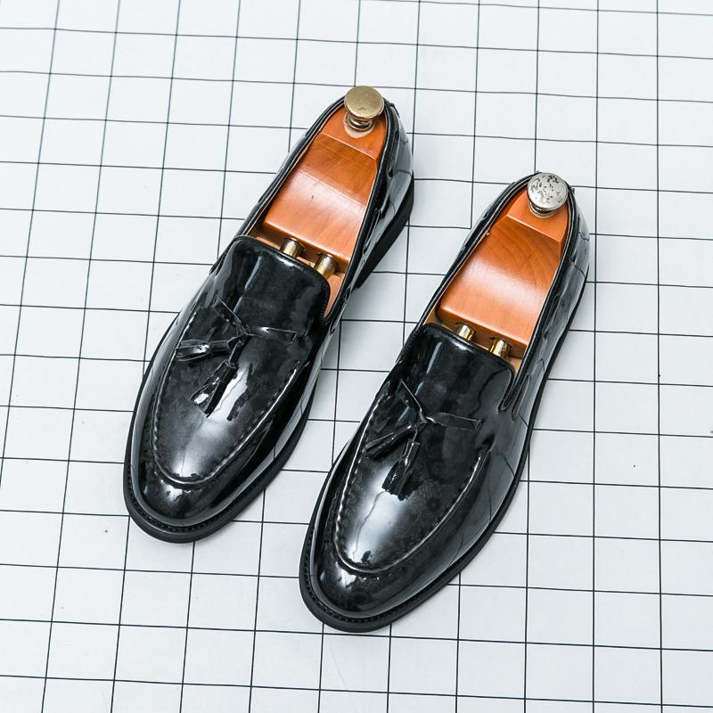 Leather Shoes For Man Genuine Leather Big Size Tassels High Quality Designer Formal Shoes Casual Shoes Business Oxford