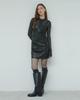 Beleudemaleu Italian Napa Lambskin Bustier Dress
