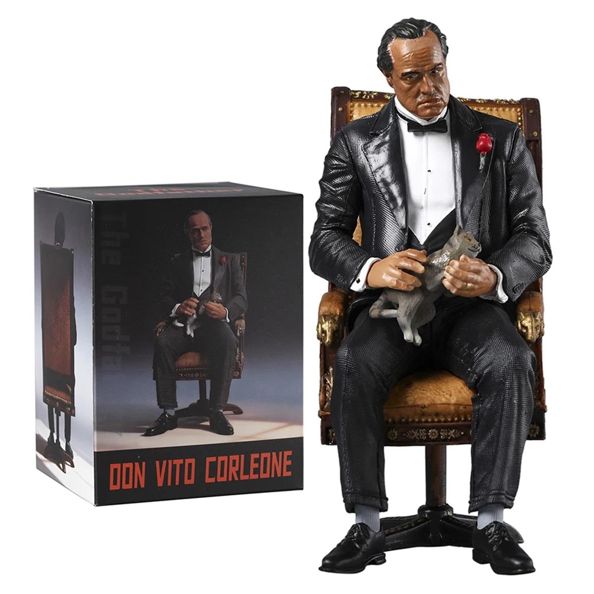 

Black Gang Leader Corleone 6-inch Model Figurine As A Decorative Toy For Holiday Gifts