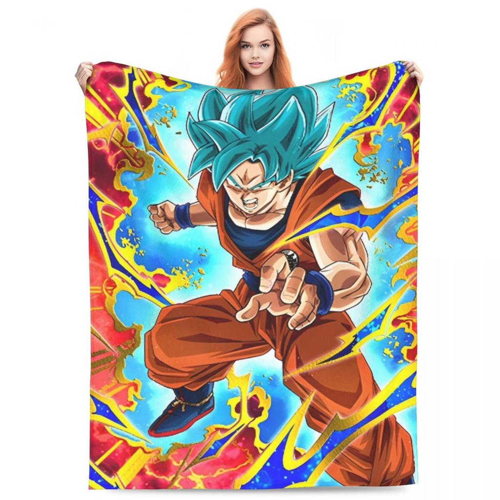 Anime D-Dragons B-Balls Soft Blankets Travel Plush Throw Blanket Funny Bedroom Flannel Bedspread Sofa Bed Cover