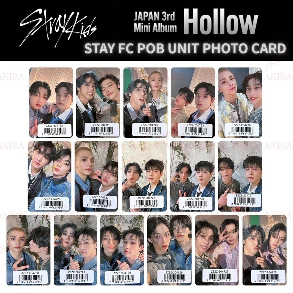 STRAY KIDS JAPAN 3rd MINI ALBUM Hollow STAY FC POB UNIT PHOTO CARD OFFICIAL