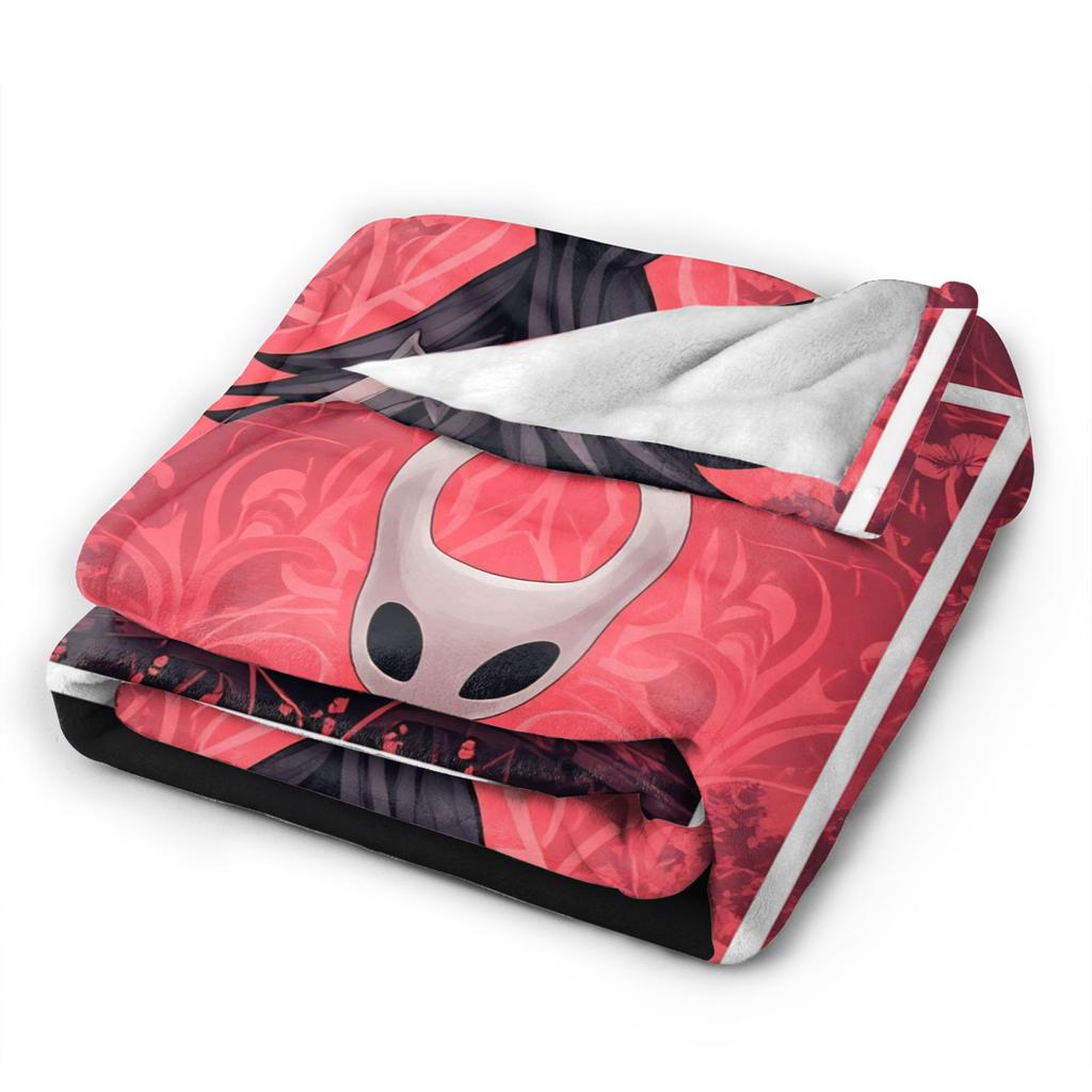 Hollow Knight Silksong Plush Blanket Boy Girl  Flannel Throw Blanket For Couch Chair Super Warm Design Quality Bedspread Gift