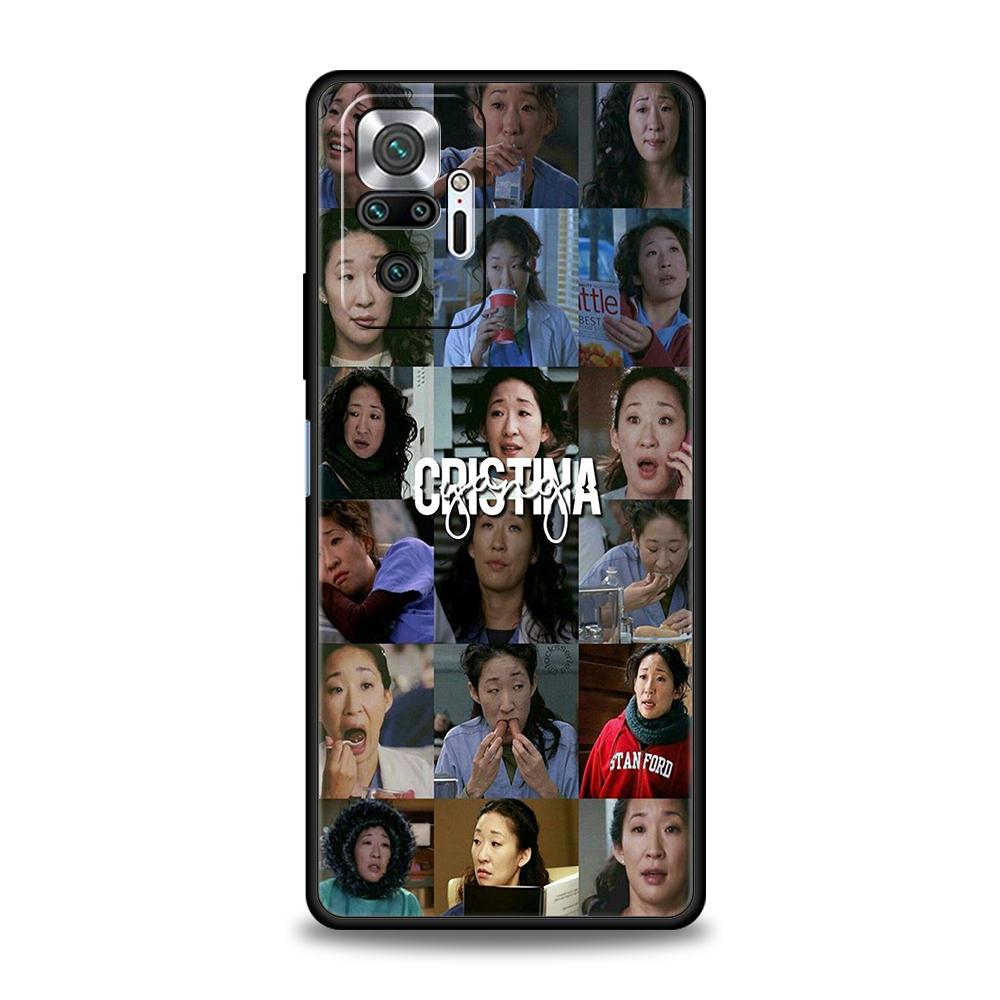 

Greys Anatomy Phone Case For Redmi Note 10 11 Pro K40 Gaming 11T 9T 7 8 8T 9 8A 9A 9C 9S Pro Soft Shockproof Shell Fundas Coque Note 10S