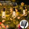 Globe Outdoor LED Lichterkette Kunststoff Bruchsichere Glühbirnen Wasserdichte Terrassenlichter für Weihnachten Garten Außen Hinterhof Veranda Dekoration Märchen