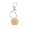 Shopping Trolley Tokens Key Ring With Carabiner Hook Mini Metal Supermarket Cart Remover Coin Label Keychain For Unisex
