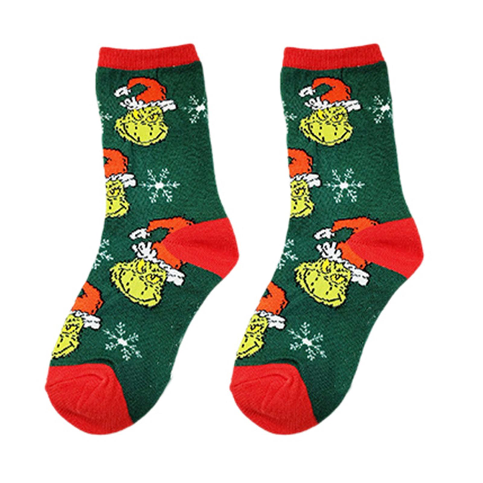 

Neutral Christmas Socks Socks Elk Stockings Gift One Size