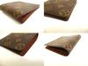 Authentic LOUIS VUITTON Monogram Brown Leather Bifold Bill Wallet #a994  Refurbished